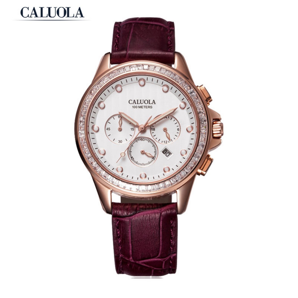 Caluola Women Watch 33mm Rose Gold CA1098