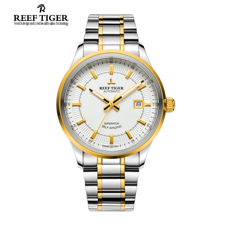 Classic Imperator 40mm Yellow Gold Steel RGA8015-GWT
