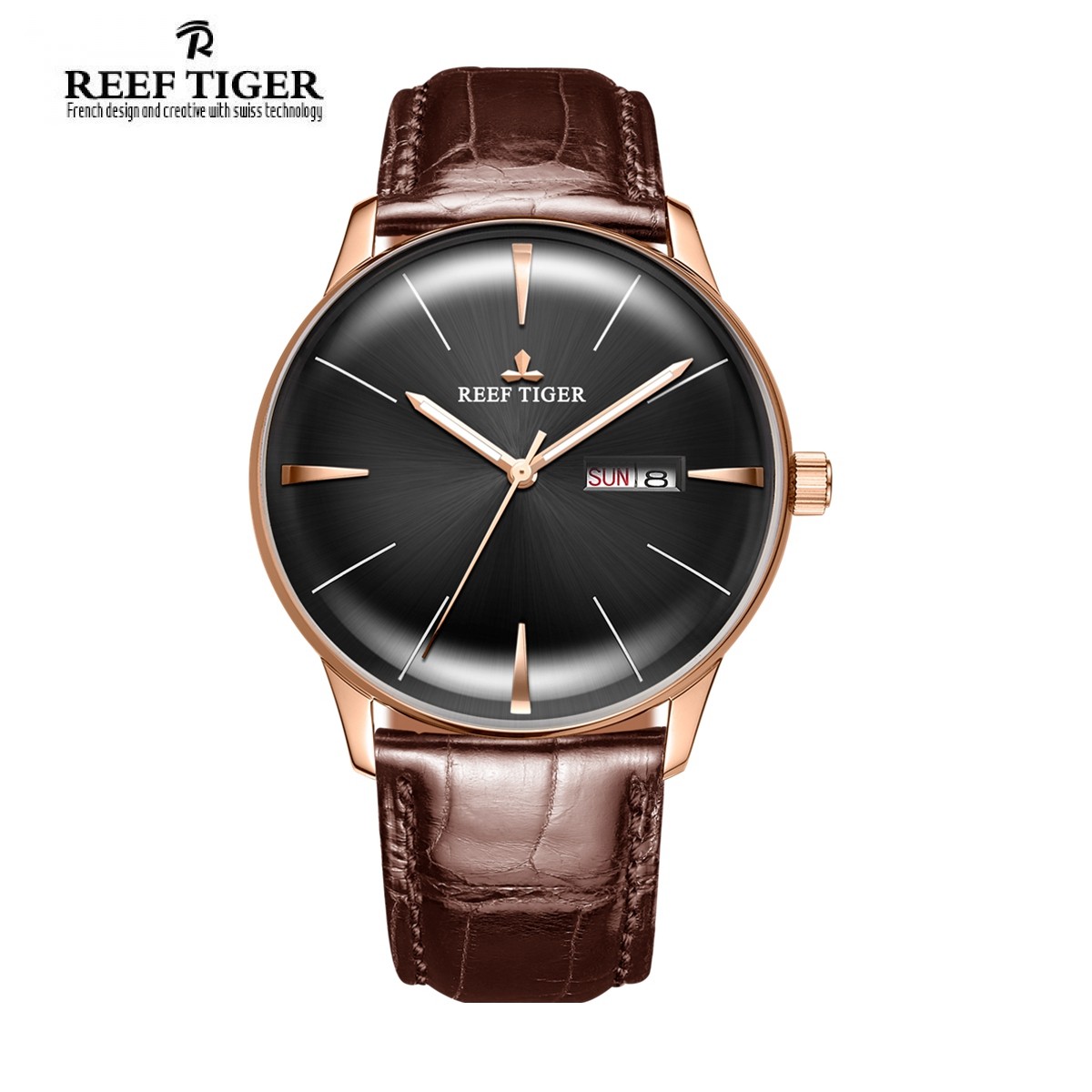 Classic Heritor 40mm Rose Gold RGA8238-PBB