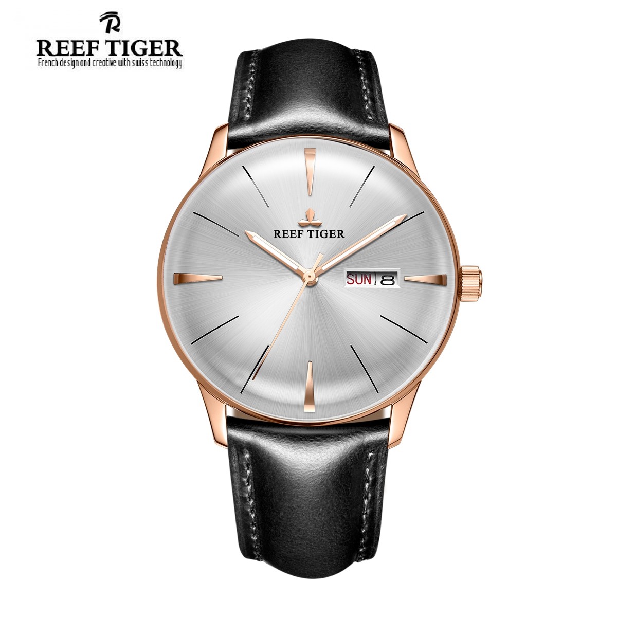 Classic Heritor 40mm Rose Gold RGA8238-PWBH