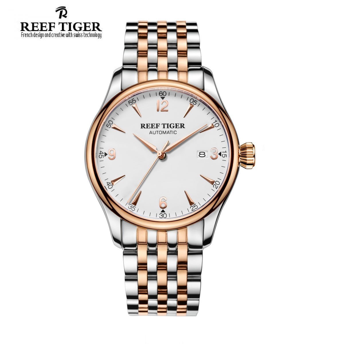 Classic Heritage 42mm Rose Gold RGA823G-PWT